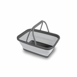 Kampa Large Collapsible Grey Washing Up Bowl With Handles