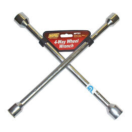 4 Way wheel wrench which gives
17mm,19mm,21mm & 23mm Sockets