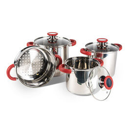 Kampa Space Saver Deluxe
Stainless Steel Cook Set