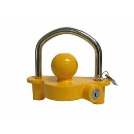 Universal trailer hitch lock
 suitable for most 50mm
 pressed steel  couplings