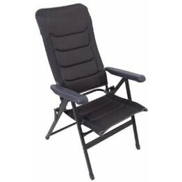 Via Mondo 3D Padded High Back Mesh Chair in Charcoal