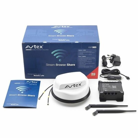 Avtex AMR985 Mobile Internet
3G/4G/5G
Stream Browse Share